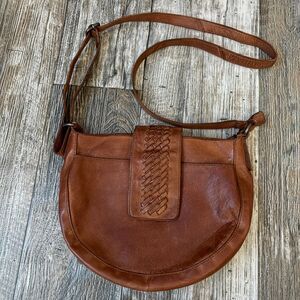 Vilenca Cognac Leather Bag